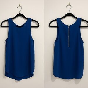 Aritzia Wilfred Capucine Blouse Top (Cobalt Blue) – Fabric Made in Japan (S)